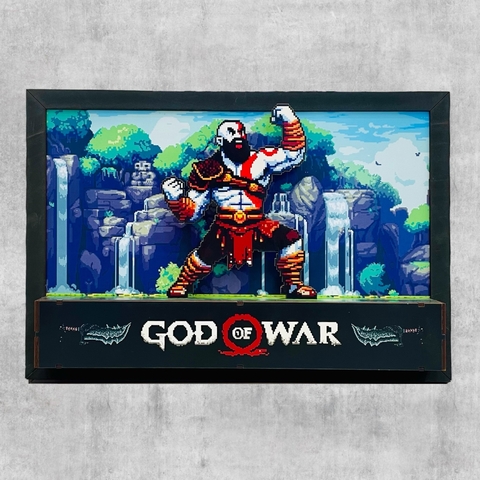Cuadro Súper 3D God of war