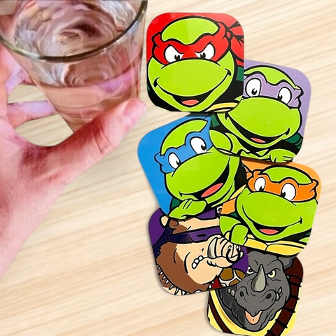 Set de Posavasos de Tortugas Ninja - comprar online