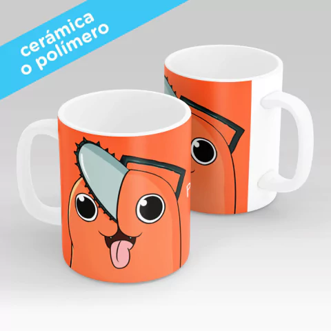 Taza sublimada - Chainsaw Man (Pochita) - 01 / cerámica o polímero