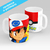 Taza sublimada - Pokémon - 07 / cerámica o polímero
