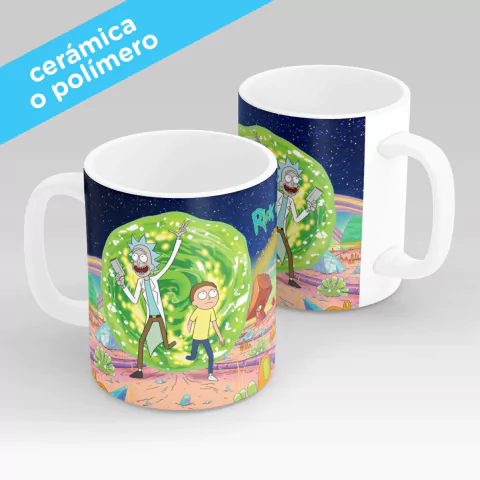 Taza sublimada - Rick y Morty - 02 / cerámica o polímero