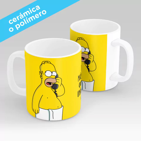Taza sublimada - Simpsons - 08 / cerámica o polímero
