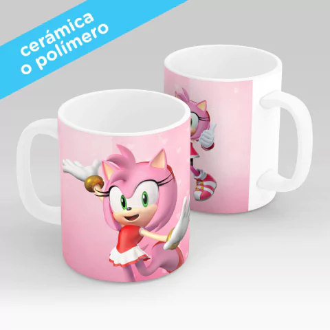 Taza sublimada - Sonic - 04 / cerámica o polímero