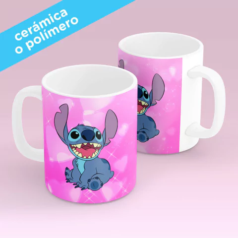 Taza sublimada - Stitch 06 / cerámica o polímero