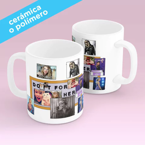 Taza sublimada - Taylor Swift - 02 / cerámica o polímero