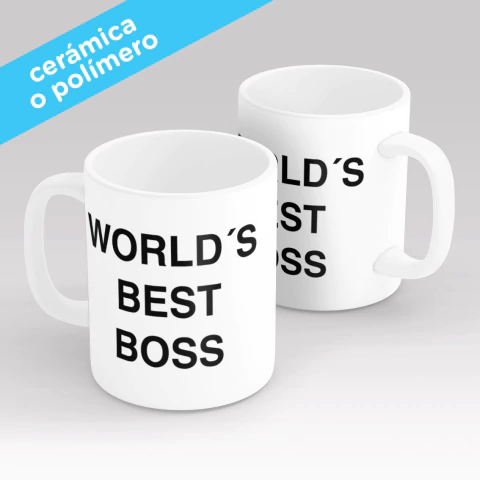 Taza sublimada - The Office - World´s best boss / cerámica o polímero