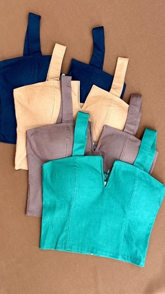 CROPPED BENGALINE DECOTE V - comprar online