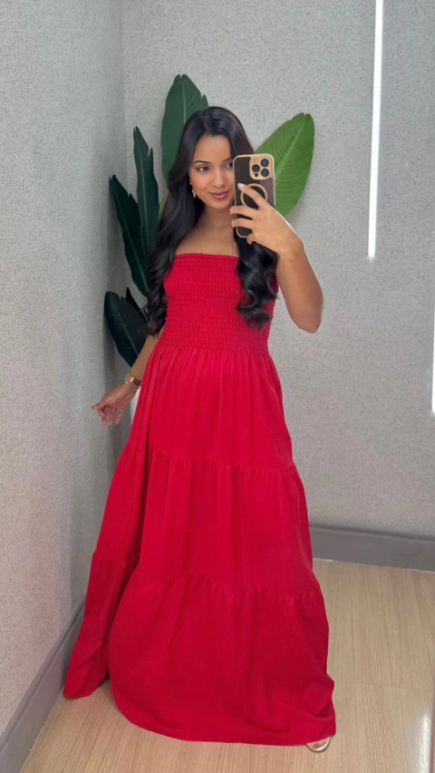 VESTIDO LASTÉX LISO