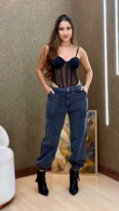 CALÇA JOGGER JEANS - comprar online