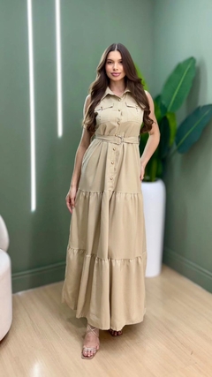 Imagem do VESTIDO LONGO BOTÕES