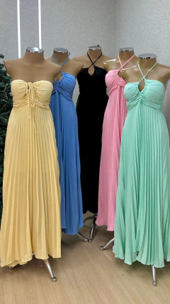 VESTIDO PLISSADO ARIANE - loja online