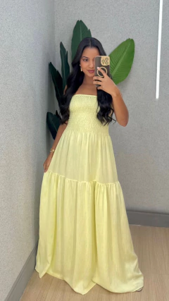 VESTIDO LASTÉX LISO - loja online