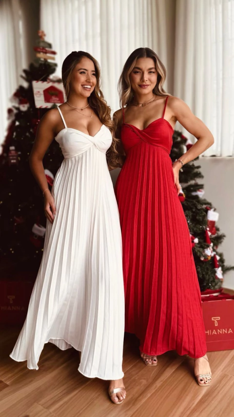 VESTIDO PLISSADO HELLEN - comprar online