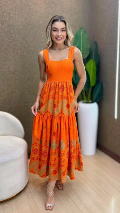 VESTIDO ESTAMPADO MÔNICA - comprar online