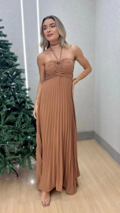 VESTIDO PLISSADO ARIANE - comprar online