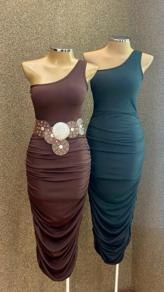 VESTIDO DRAPEADO LINA - comprar online