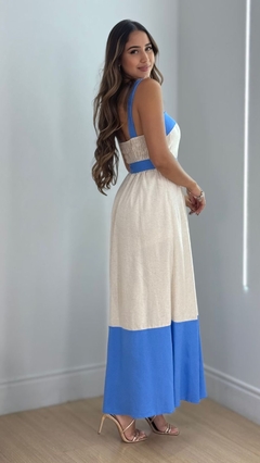 VESTIDO BICOLOR MARI - loja online