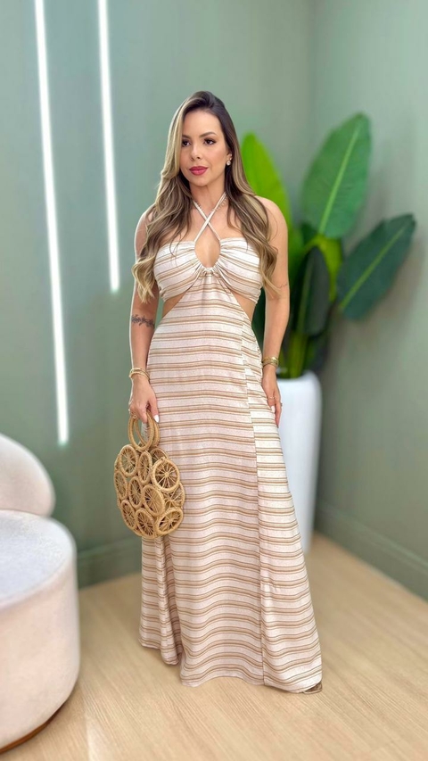 VESTIDO LISTRAS FLÁVIA - comprar online