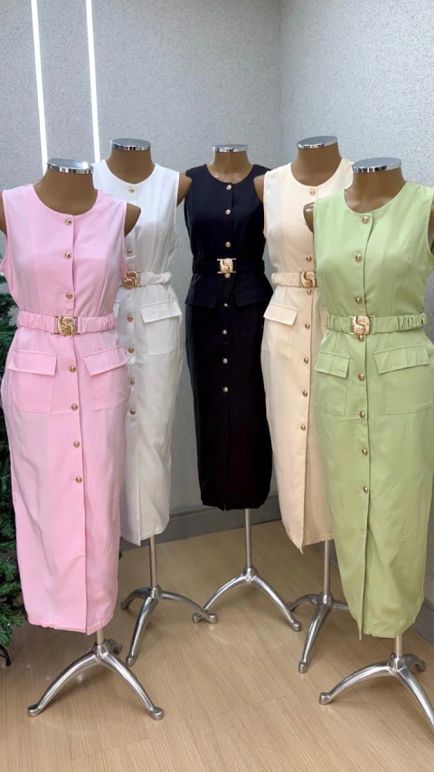 VESTIDO HELENA C/CINTO - comprar online