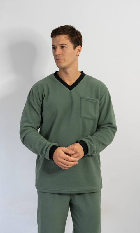 Pijama Micropolar Hombre - comprar online