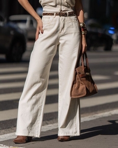 Calça Wide Leg Cru - comprar online