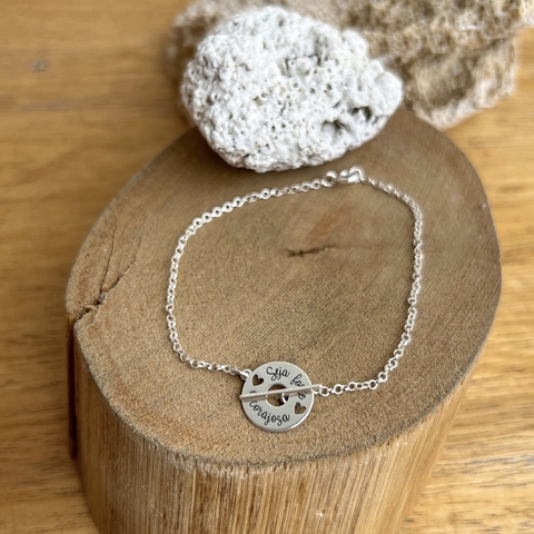 Pulseira Seja Forte e Corajosa - comprar online