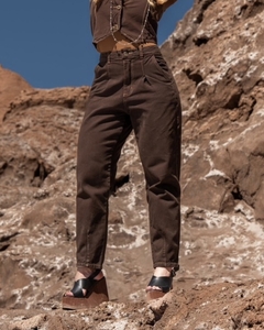Calça Mom Café - comprar online