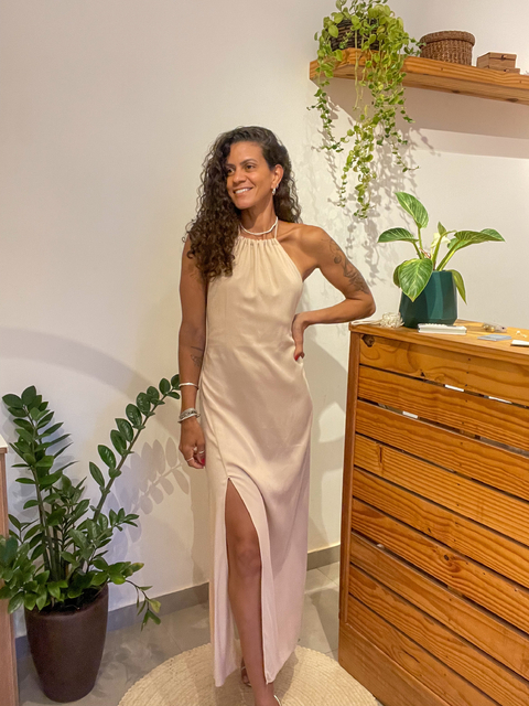 Vestido Jerí Areia - comprar online