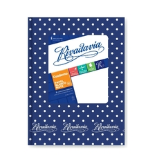 Cuaderno Rivadavia Lunares 16x21 v/colores (rayado)