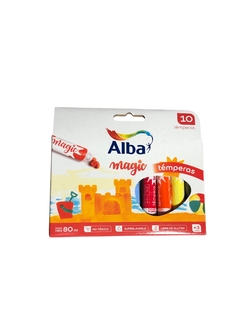 Tempera Alba v/colores x10