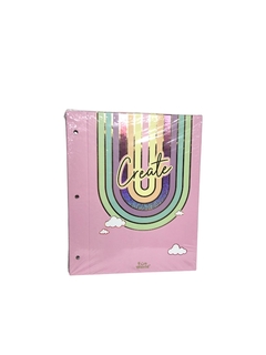 Carpeta Fw dos tapas Pastel. - comprar online