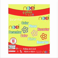 E.V.A LISO 40X48 AMARELO - UNIDADE
