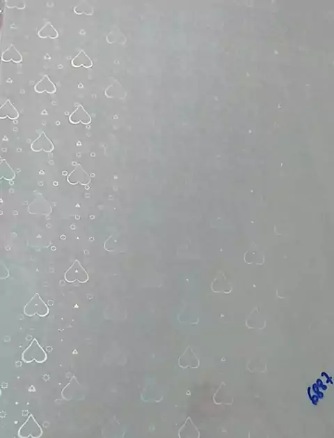 PLASTICO ADESIVO PARA LAMINAÇÃO AMOR(CORAÇÃO) - PACOTE COM 50 FOLHAS A4