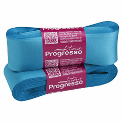 FITA CETIM SIMPLES N9 REF213 AZUL TURQUESA - 38MM X 10M