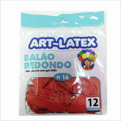 BALÃO 16 VERMELHO COM 12