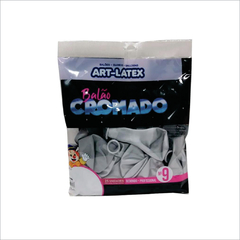 BALÃO CROMADO Nº5 PRATA COM 25 - comprar online