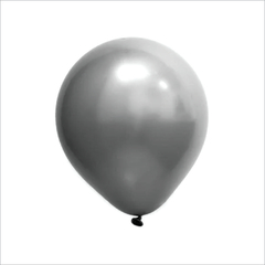 BALÃO CROMADO Nº5 PRATA COM 25
