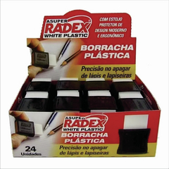 BORRACHA RADEX WHITE PLASTIC