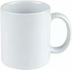 CANECA PORCELANA BRANCA IMPORTADA "ML" 300ML - 36UND