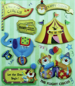 ADESIVO 3D CIRCO REF 15767 - comprar online