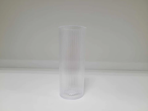 COPO LONG CANELADO 290ML INCOLOR