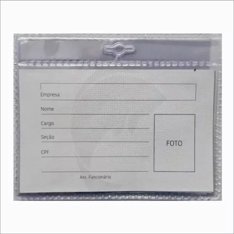 CRACHÁ 63 X 95MM COM CLIPS COM 10 - comprar online