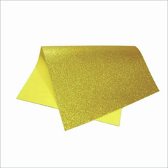 E.V.A GLITTER 40X48 C/ 5 AMARELO 1,6 MM - comprar online