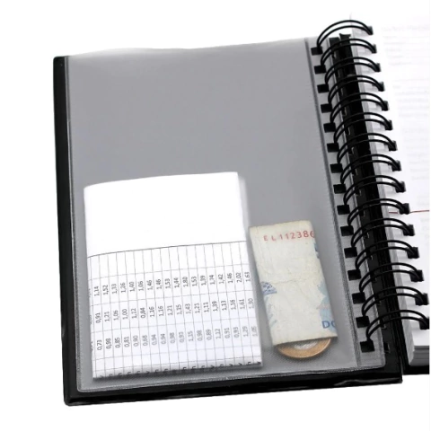 ENVELOPE CANGURU PARA AGENDAS E CADERNOS - 15 X 21CM COM 10 UNIDADES