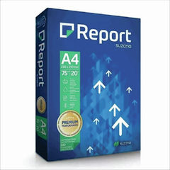 PAPEL REPORT 75G A4 VERDE COM 100