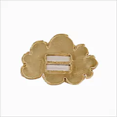 PASSANTE ACRÍLICO OURO NUVEM