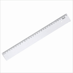 RÉGUA ESCOLAR 30CM BRANCA - comprar online
