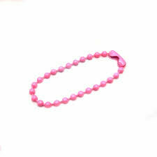CORRENTE DE BOLINHA 2,4MM ROSA CHICLETE C/ 10 - comprar online