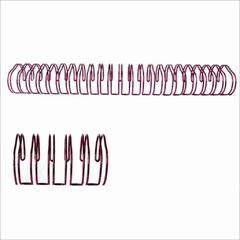 GARRA DUPLO ANEL ROSA METÁLICO 3/4 23A - UNIDADE