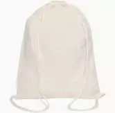 SACOCHILA ECOLOGICA DE ALGODAO - 33X35X43 CM 210G